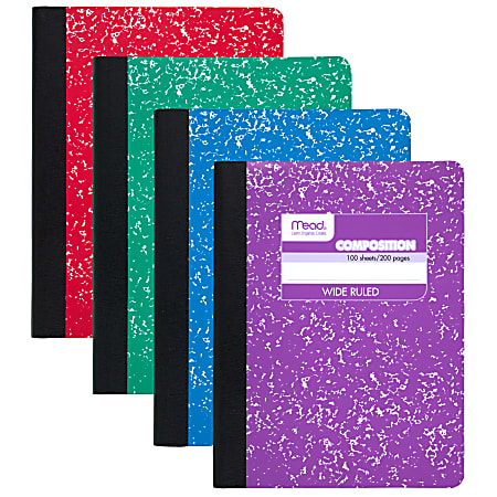 Composition Book, Wide-Ruled, 50 Sheet (100 Pages)