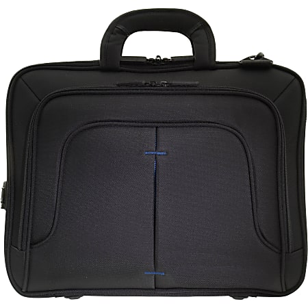 ECO STYLE Tech Pro TopLoad - Notebook carrying case - 16.1" - black, blue