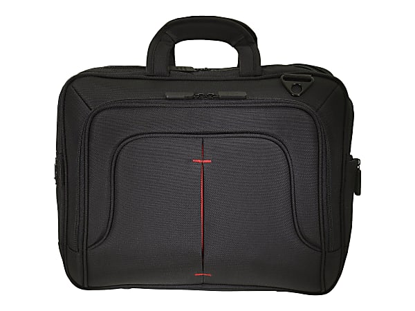 ECO STYLE Tech Pro TopLoad - Notebook carrying case - 16.1" - black, red