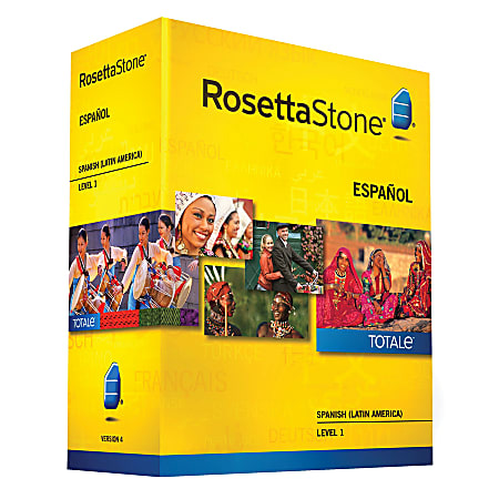 Rosetta Stone® Spanish (Latin America) TOTALe™ V4, Level 1, For PC/Mac, Traditional Disc