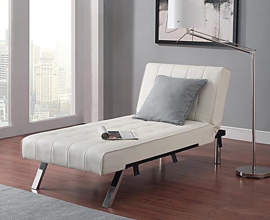 Dhp emily futon modern chaise lounger shop