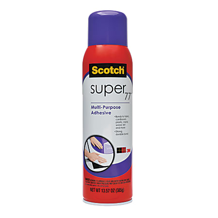 Scotch Super 77 Multipurpose Spray Adhesive 13.57 Oz - Office Depot