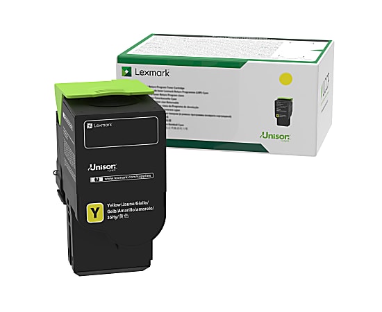 Lexmark™ C2310Y0 Yellow Return Program Toner Cartridge
