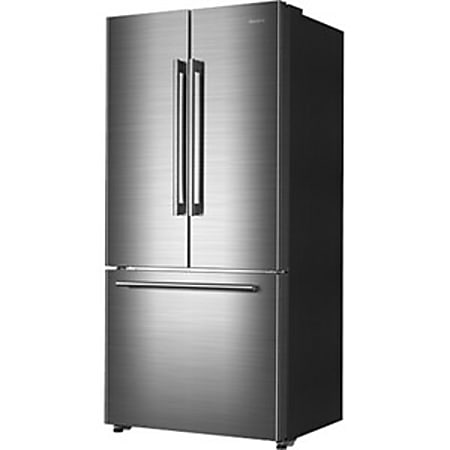 Galanz GLR18FS5S16 Refrigerator/Freezer - 18 ft³ - No-frost - French Door - Reversible - 12.50 ft³ Net Refrigerator Capacity - GLR18FS5S16