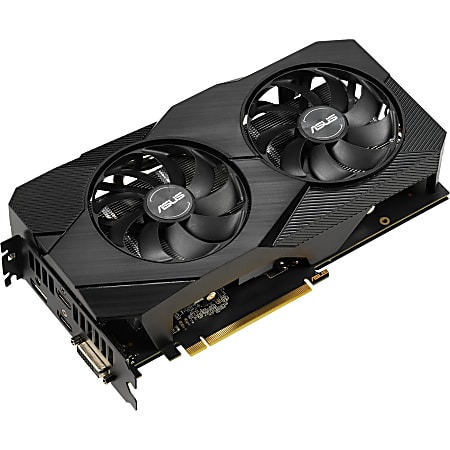 Asus NVIDIA GeForce RTX 2060 Graphic Card - 6 GB GDDR6 - 1.37 GHz Core - 1.79 GHz Boost Clock - 192 bit Bus Width - PCI Express 3.0 - DisplayPort - HDMI - DVI