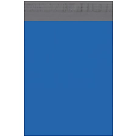 Partners Brand 10" x 13" Poly Mailers, Blue,