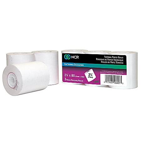 ICONEX Cash Register Roll - 2 1/4" x 85 ft - Durable - 3 / Pack