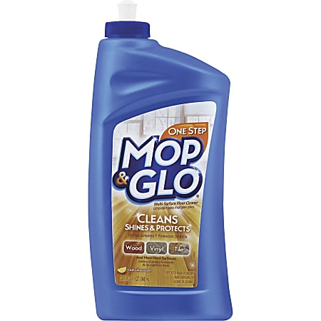 Mop & Glo One Step Floor Cleaner - 32 fl oz (1 quart) - Fresh Citrus Scent - 1 Each - Tan