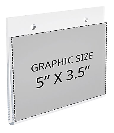 Azar Displays Magnetic Sign Holders 5 12 x 5 12 Clear Pack Of 10 Holders -  Office Depot