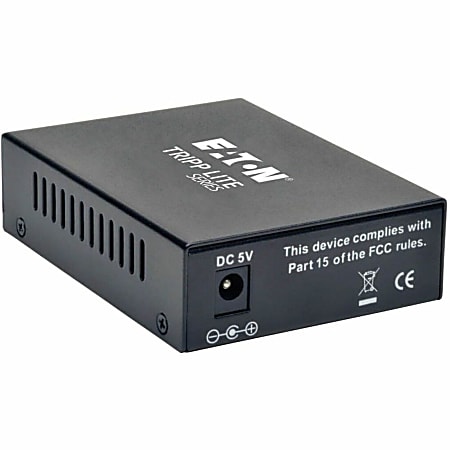 Tripp Lite SC Multimode Fiber Media Converter Gigabit 10/100/1000 RJ45 550M 850nm, N785001SCMM