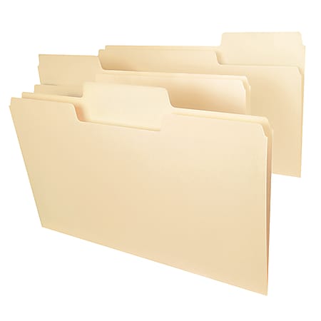 Smead® SuperTab® File Folders, Legal Size, 1/3 Cut,