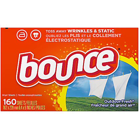 Bounce® Fabric Softener Sheets, Box Of 160 Sheets