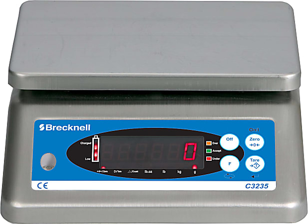 Brecknell® C3235 30-Lb Washdown Check Weigher, Gray