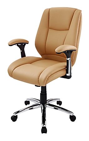 Office Depot, Realspace Eaton Mid Back Bonded Leather Chair