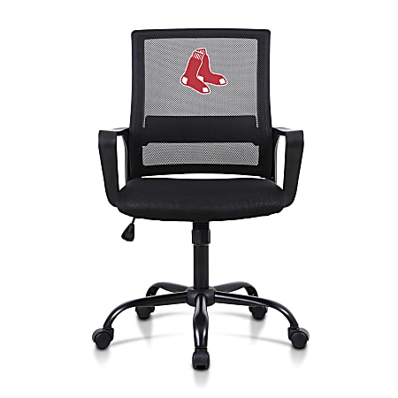 Imperial MLB Mesh Mid-Back Task Chair, Boston Red Sox