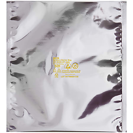 Office Depot® Brand Moisture Barrier Bags, 18" x 24", Silver, Box of 100