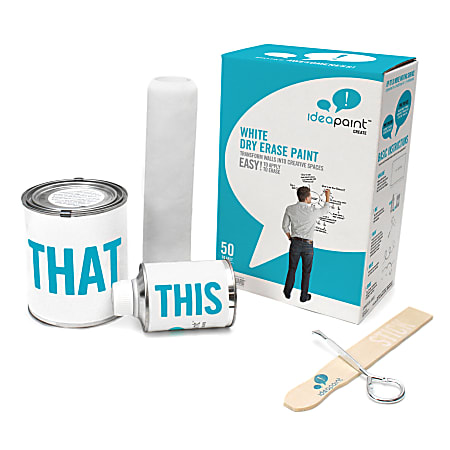 IdeaPaint CREATE WHITE Dry Erase Paint 60 x 120