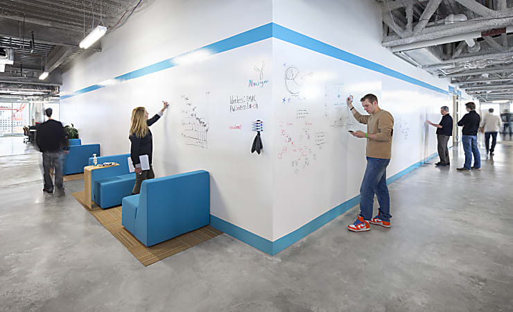 IdeaPaint™ CREATE WHITE Dry-Erase Paint, 60" x 120"