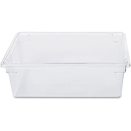 Rubbermaid Commercial 3300CLE Storage Ware - - Plastic, Polycarbonate - Transporting, Storing - Dishwasher Safe - Clear - 1 Each