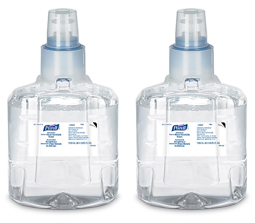 Purell® LTX Advanced Instant Hand Sanitizer Foam Refill, 40.5 Oz, Pack Of 2