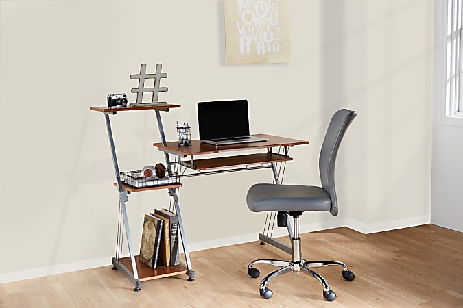 Brenton studio limble clearance glass computer desk