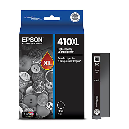 T410XL020-S (410XL) Claria High-Yield Ink, 500 Page-Yield, Black T410XL020-S (410XL) Claria High-Yield Ink, 500 Page-Yield, Black