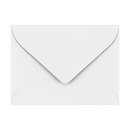 LUX Mini Envelopes, #17, Gummed Seal, Bright White, Pack Of 500