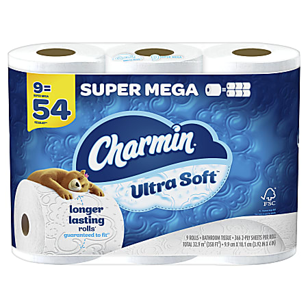 Charmin Ultra Soft Super Mega 2-Ply Toilet Paper