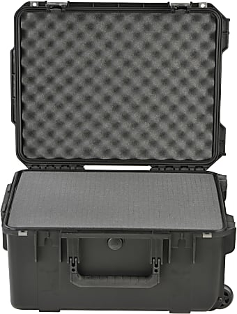 SKB Cases iSeries Protective Case With Layered Foam Interior And 2-Stage Pull Handle, 20-1/2"H x 15-1/2"W x 10"D, Black