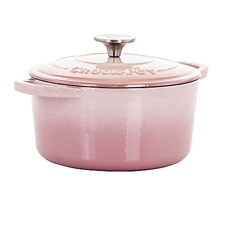 Crock-Pot Artisan 2 Piece 3 Quarts Enamled Cast Iron Dutch Oven in