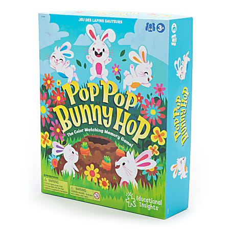 Educational Insights Pop Pop Bunny Hop Game