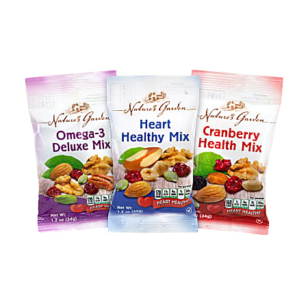 Nature&#x27;s Garden Healthy Snack Mix Variety Pouches, 1.2