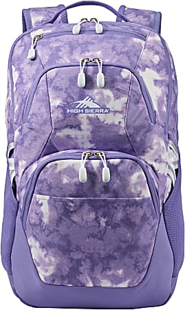 High Sierra Swoop Backpack With 17" Laptop Pocket, Tie-Dye