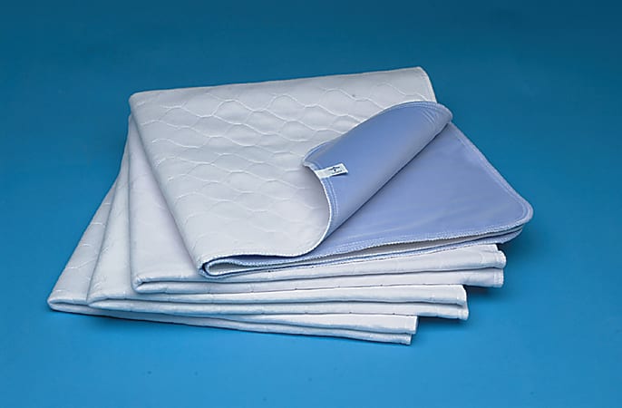 Medline Sahara® Extra-Absorbent Underpads, 34" x 36", Blue, Case Of 12