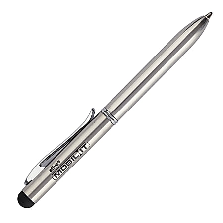 Ativa® Mobil-IT™ Dual Stylus/Pen, Silver