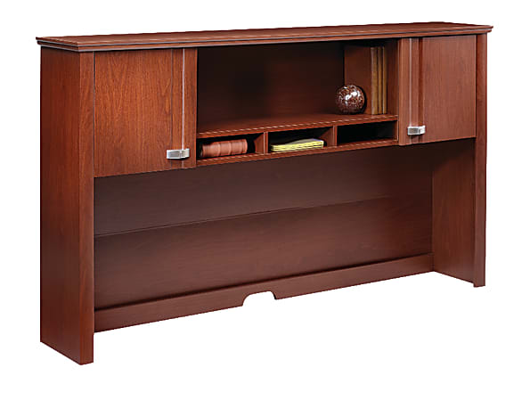 Realspace® Stedhall Computer Workstation Collection, Hutch, 37 1/5" x 66"W x 11 7/10"D, Walnut