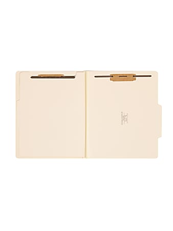 Smead® Manila Classification Folders, 1 Divider, Letter Size, Box Of 10, 13700