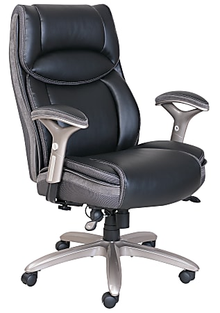 Serta Smart Layers Jennings Big Chair, Serta Black Leather Office Chair