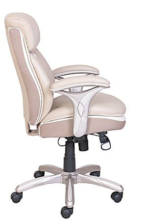 Serta Smart Layers Verona Bonded Leather Mid Back Manager Chair