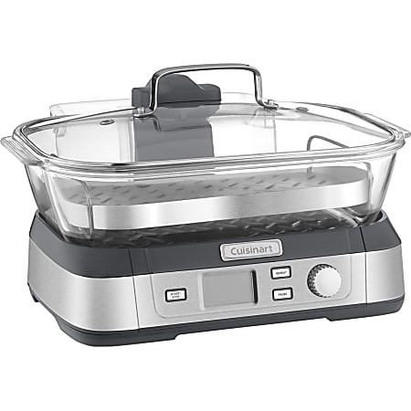Cuisinart™ CookFresh Digital Glass Steamer, 1.32 Gallon, Silver