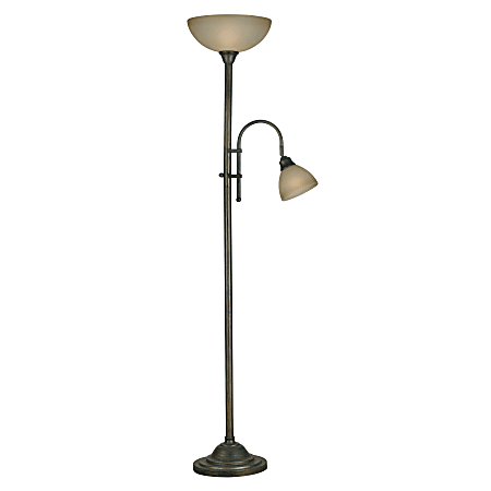 Kenroy Callahan Floor Lamp, 72"H, Bronze
