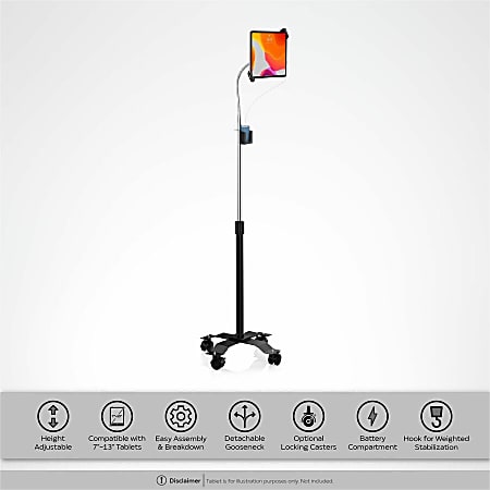 Secure iPad 10.2 floor stand Pn:11193 - IPad Stands IE