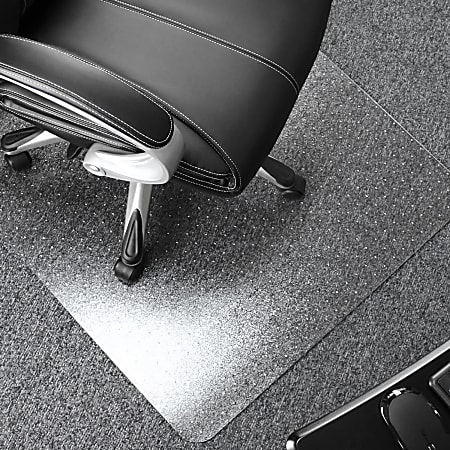 Floortex® Ultimat® 48" x 53" Polycarbonate Rectangular Chair Mat for Carpets over 1/2"