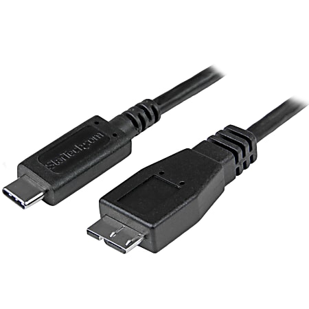 StarTech.com USB C to Micro USB Cable - 3 ft/1m - USB 3.1 - 10Gbps - Micro USB Cord - USB Type C to Micro USB Cable - 3.28 ft USB Data Transfer Cable