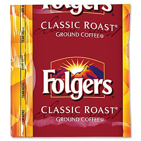 Folgers® Classic Roast Coffee, 1.5 Oz., Carton Of 42 Bags