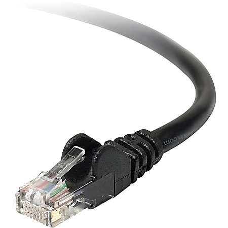 Belkin Cat.6 UTP Patch Cable - RJ-45 Male Network - RJ-45 Male Network - 20ft - Black