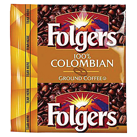 Folgers® 100% Colombian Pouch Coffee, 1.75 Oz., Carton Of 42 Bags