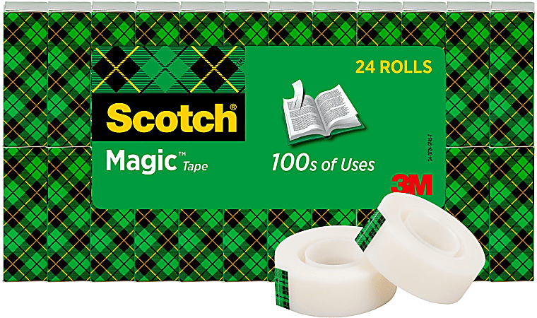 3M Scotch Magic Tape Roll - 1/2-inch