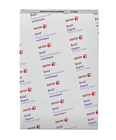 Xerox Bold Digital Printing Paper Tabloid Extra Size 18 X 12 100 U S Brightness 28 Lb Text 105 Gsm Fsc Certified Ream Of 500 Sheets Office Depot