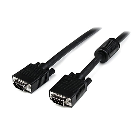 StarTech.com 10ft Coax High Res Monitor VGA Cable HD15 M/M - Connect your VGA monitor with the highest quality connection available - 10ft vga cable - 10ft vga video cable - 10ft vga monitor cable -10ft hd15 to hd15 cable